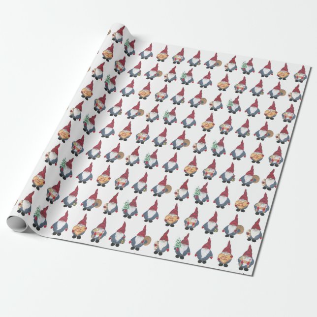 Cadeau Papier d'emballage Tomten (Déroulé)