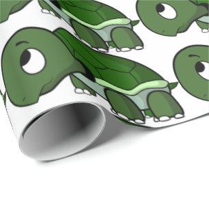 Cadeau Papier d'emballage - Tortue Drôle