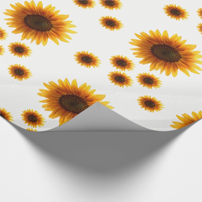 Cadeau Papier d'emballage Tournesol (Coin)
