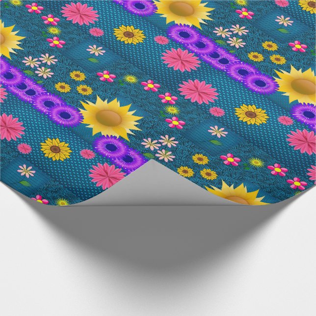Cadeau Papier d'emballage Tournesol (Coin)