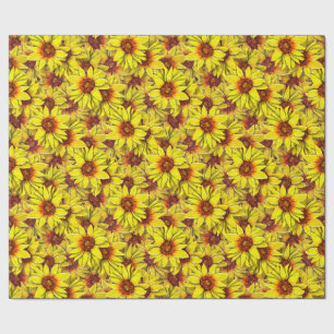 Cadeau Papier d'emballage Tournesol