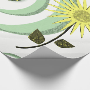 Cadeau Papier d'emballage Tournesol
