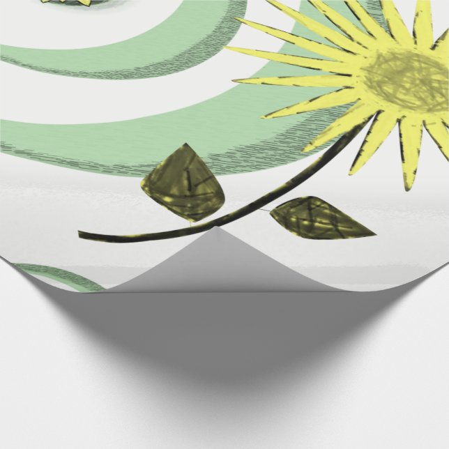 Cadeau Papier d'emballage Tournesol (Coin)