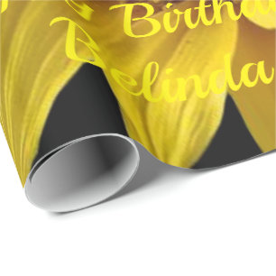 Cadeau Papier d'emballage Tournesol