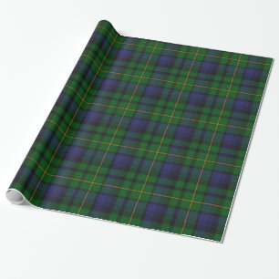 Cadeau Papier d'emballage traditionnel de plaid de tartan