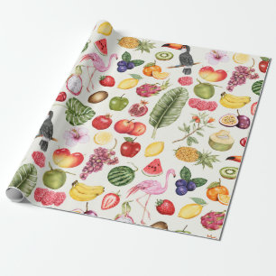 Cadeau Papier d'emballage tropical