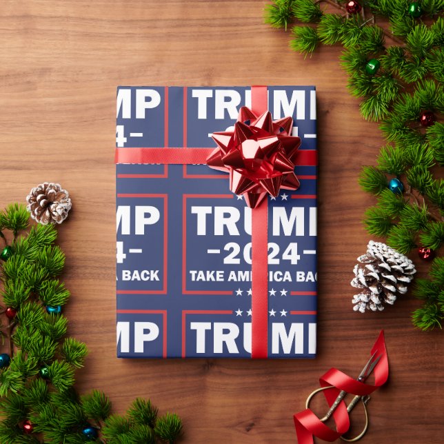 Cadeau Papier d'emballage Trump (Cadeau de vacances)