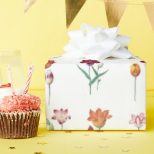 Cadeau Papier d'emballage Tulipes