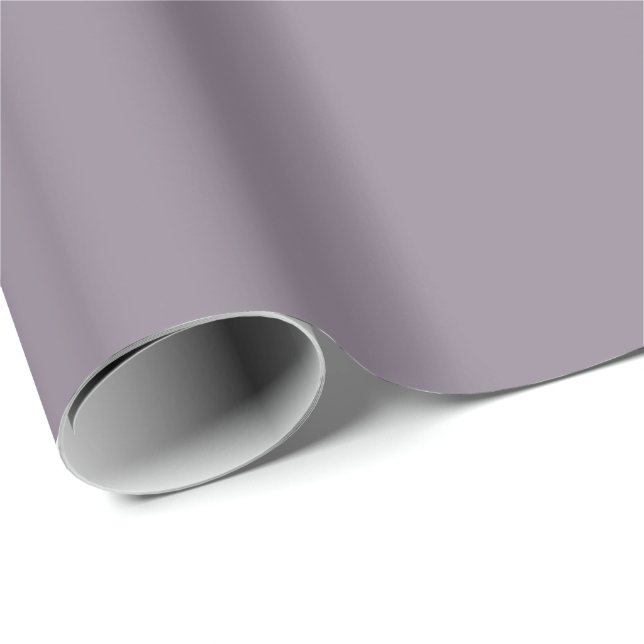 Cadeau Papier d'emballage uni lilas pourpre (Coin rond)
