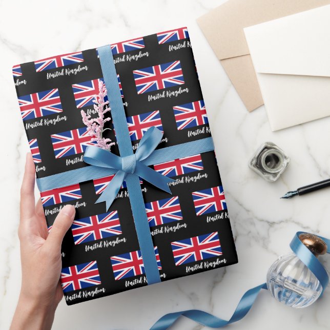 Cadeau Papier d'emballage Union Jack, drapeau britannique (Cadeaux)