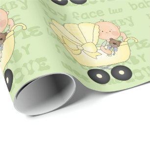 Cadeau Papier d'emballage Unisex Baby shower