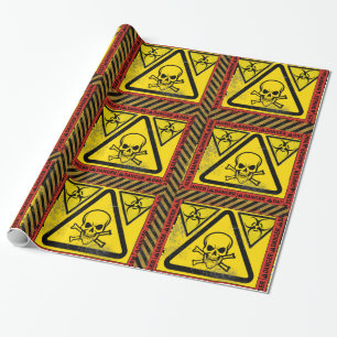 Cadeau Papier d'emballage V4 d'avertissement de risque