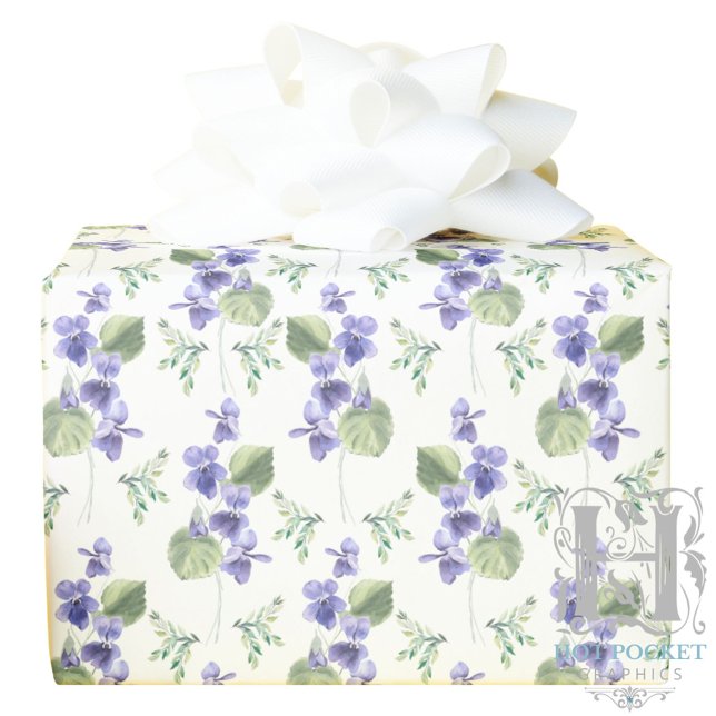 Cadeau Papier d'emballage violet (Créateur téléchargé)