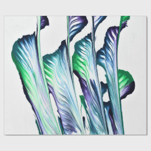 Cadeau Papier d'emballage violet vert Pain Remover 1