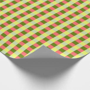 Cadeau Papier d'emballage Watermelon Check