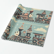 Papier d'enlèvement d'anniversaire du train