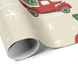 Cadeau Papier d'enlèvement de camion de Noël