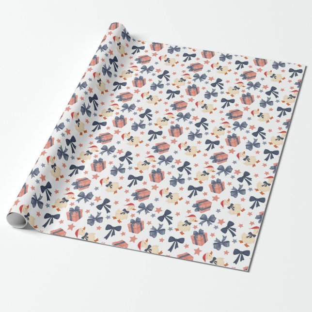 Cadeau Papier d'enlèvement de canard de Noël (Déroulé)
