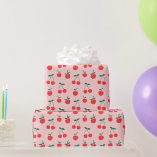 Cadeau Papier d'enlèvement de cerises   Rose