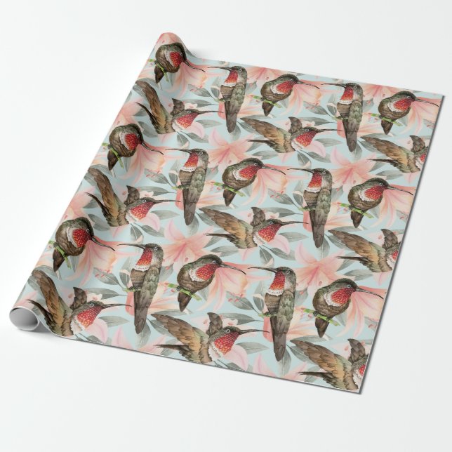 Cadeau Papier d'enlèvement de colibri (Déroulé)
