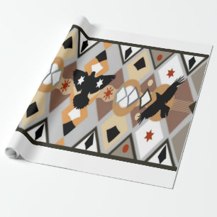 Cadeau Papier d'enlèvement de corbeau amérindien