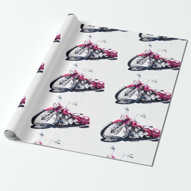 Cadeau Papier d'enlèvement de moto personnalisé (Déroulé)