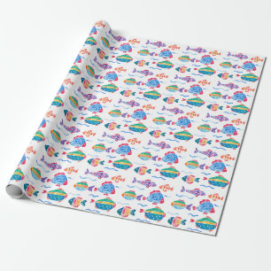 Cadeau Papier d'enlèvement de poisson