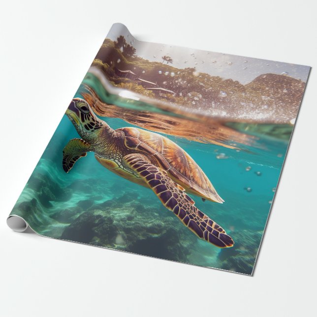 Cadeau Papier d'enlèvement de tortue (Déroulé)
