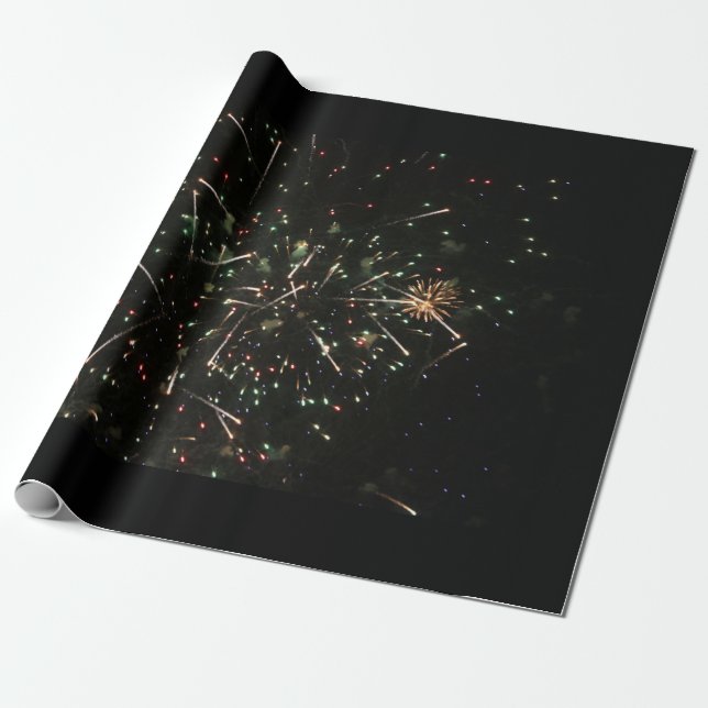 Cadeau Papier d'enlèvement Fireworks (Déroulé)