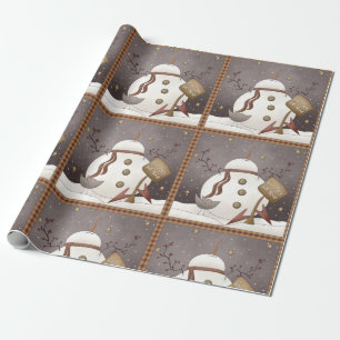 Cadeau Papier d'enneigement primitif et papier d'enroulag