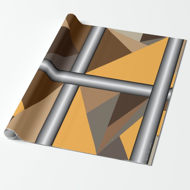 Cadeau Papier d'enrobage à barres (Déroulé)