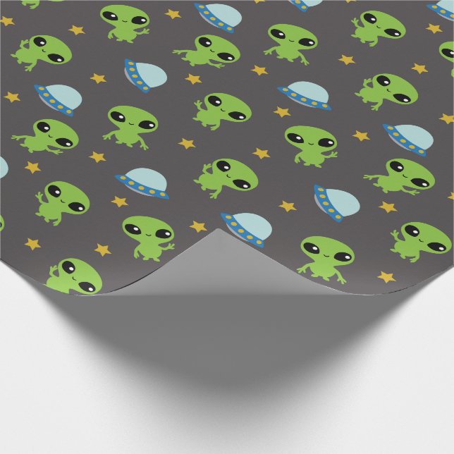 Cadeau Papier d'enrobage Aliens (Coin)