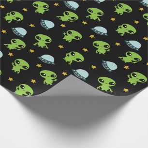 Cadeau Papier d'enrobage Aliens