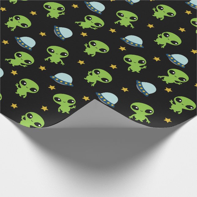 Cadeau Papier d'enrobage Aliens (Coin)