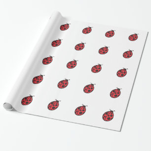 Cadeau Papier d'enrobage de coccinelle