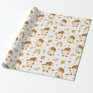 Cadeau Papier d'enrobage de Gnomes de jardin