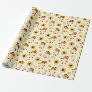 Cadeau Papier d'enrobage de Gnomes de jardin