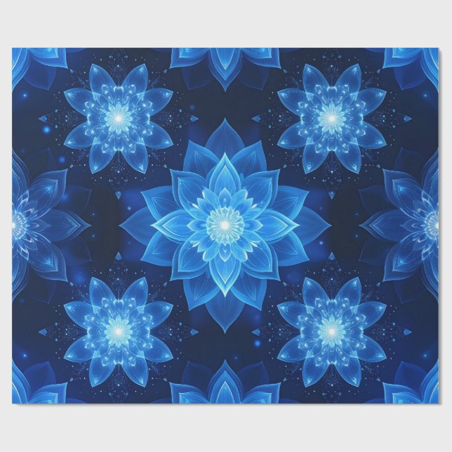 Cadeau Papier d'enrobage de lotus brillant (Plat)