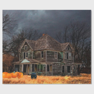 Cadeau Papier d'enrobage de maison hanté