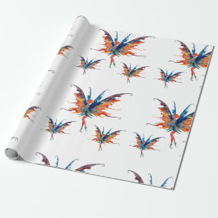 Cadeau Papier d'enrobage de matte fées