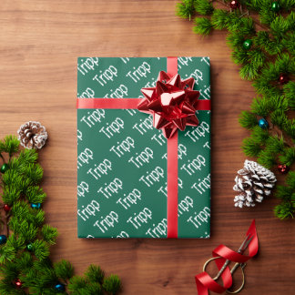 Cadeau Papier d'enrobage de nom