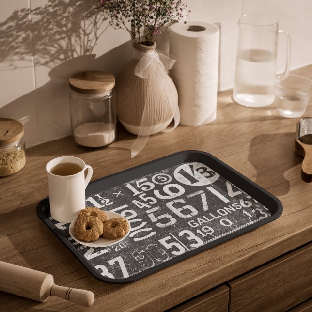 Cadeau Papier d'enrobage de numéros vintages pour découpa (This is a mockup, your design may appear larger or smaller on your decoupage item depending on size)