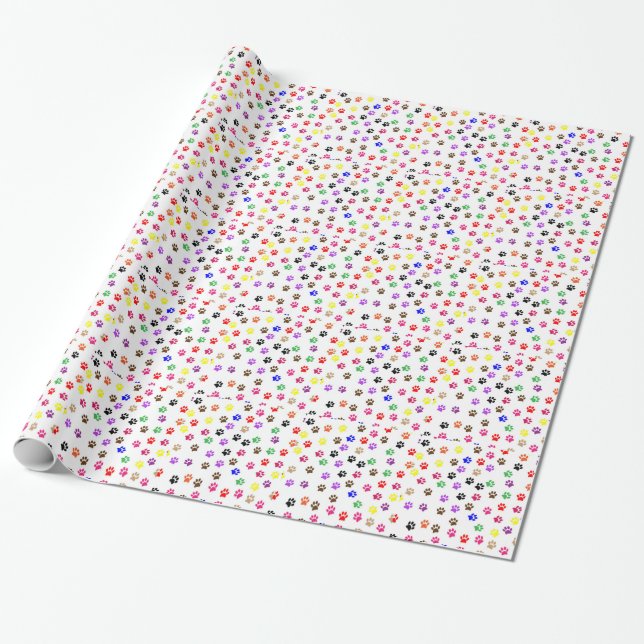 Cadeau Papier d'enrobage de pattes (Déroulé)