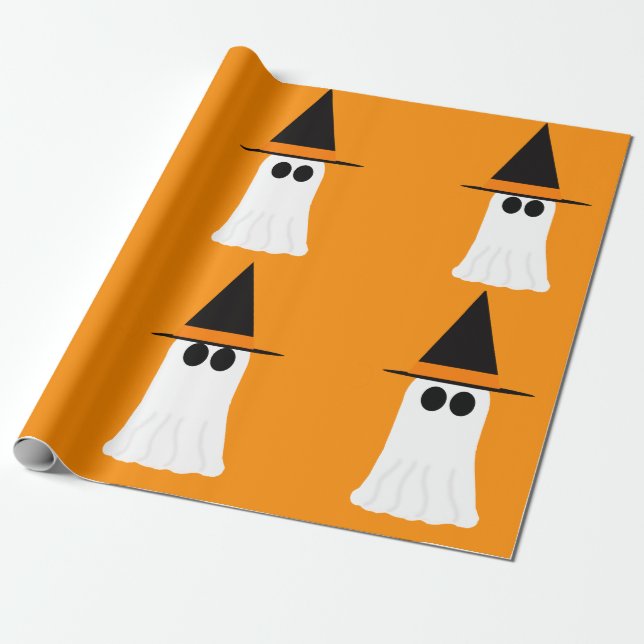 Cadeau Papier d'enrobage de sorcière fantôme (Déroulé)