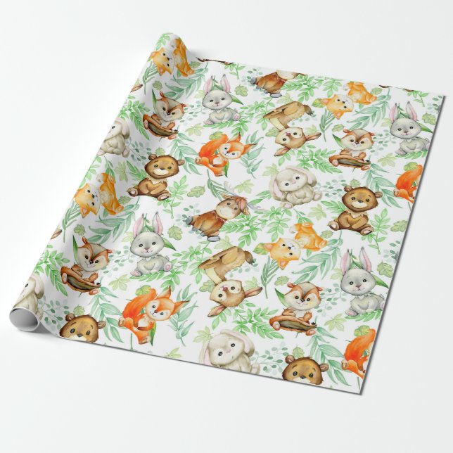 Cadeau Papier d'enrobage des critères adorables (Déroulé)