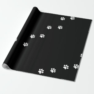 Cadeau Papier d'enrobage Empreintes de pattes