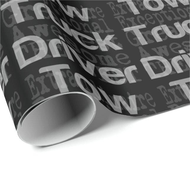 Cadeau Papier d'enrobage Extraordinaire pour conducteur d (Coin rond)