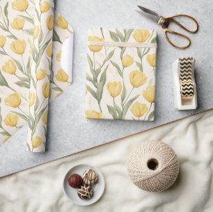 Cadeau Papier d'enrobage Feline Tulip Gras