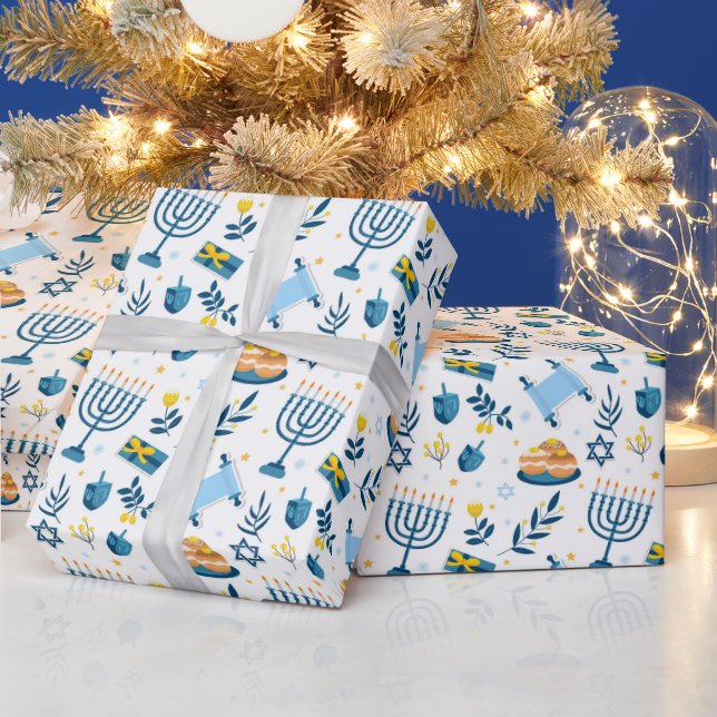 Cadeau Papier d'enrobage Hanoukka (Vacances)
