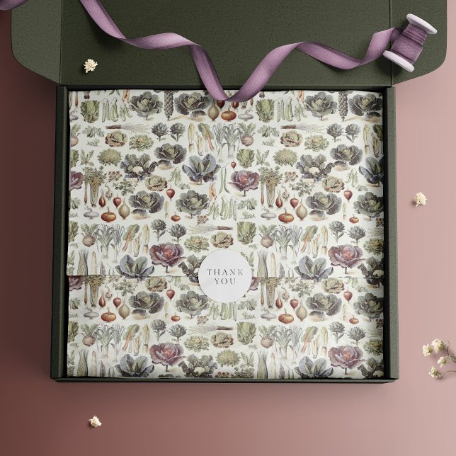 Cadeau Papier d'enrobage Motif à base de légumes Adolphe  (Créateur téléchargé)